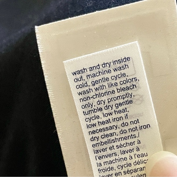 Tommy Hilfiger Women’s Short Sleeve Tabitha Square Neck Tee - Navy Extra Small 💖 - Picture 11 of 13